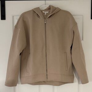 Banana Republic Beige Zip-Up Hoodie